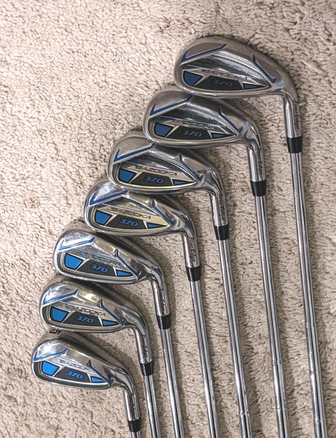 Bazooka 370 Series 5-sw: 7 Club Iron Set Very Good Condition