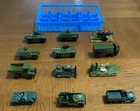 Vintage Lot Of 12 Matchbox Cars & Trucks Military Toy's  1970’s Lesney England