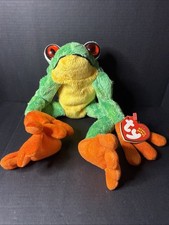 Panama the Tree Frog Stuffed Toy TY Beanie Baby 2002 Release