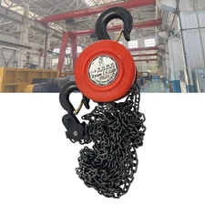 2 Ton Hand Pull Gourd Hand-pulled Chain Hoist Lifting Tool 4000lb Lift Capacity