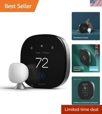 Smart Thermostat  - Voice-Controlled & Air Quality Monitor for Comfort