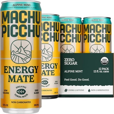 HU PICCHU -Alpine Mint Zero Sr Energy Mate Drink   Non-Carbonated