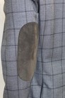 Hugo Boss Lanificio TESSE Bielle Gray Plaid Blazer sportCoat Elbow Patch Size44L — photo 4