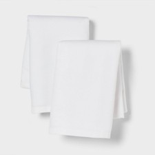 Easy Care Cotton Blend Sateen Pillowcase - White - Standard/Queen - Room Essenti