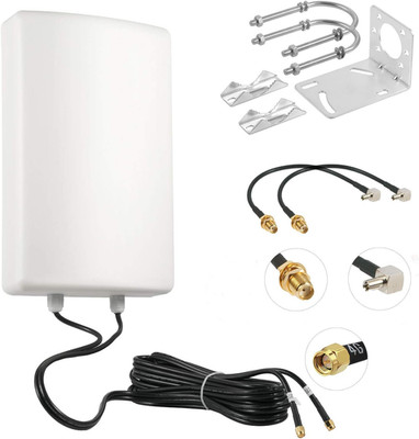 11Dbi High Gain 4G LTE 5G Waterproof Dual Polarized MIMO Antenna with Dual 5 Met