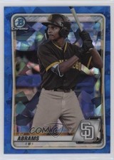 2020 Bowman Chrome Sapphire Edition CJ Abrams #BCP-62 19l7