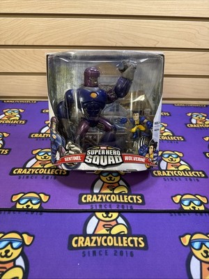 MARVEL SUPERHERO SQUAD - Sentinel & Wolverine, 2007 NIB: FREE SHIPPING