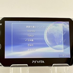 PS Vita PCH-1000 Crystal Black Console Only A Rank Sony PlayStation 1Day Ship 44