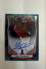 2014 Bowman Chrome Autographs Yency Almonte #BCAP-YA  Refractor /99 (AU, RC)