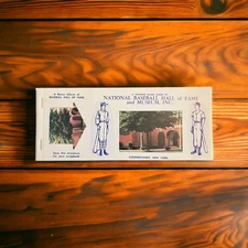 National Baseball Hall of Fame and Museum Souvenir Bonus Postcard Album