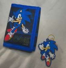 Sonic the Hedgehog Wallet And Ornament New