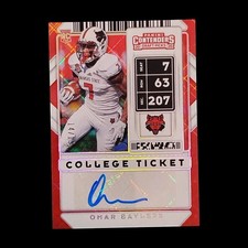 2020 Panini Contenders Draft Picks College Ticket /15 Omar Bayless Arkansas