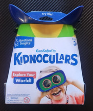GeoSafari Jr Kidnoculars Kids Binoculars Focus Free open box