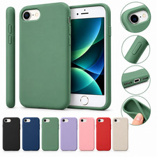 For iPhone SE 3rd 2022/2nd 2020 Generation/8/7 Phone Case Liquid Silicone Cover