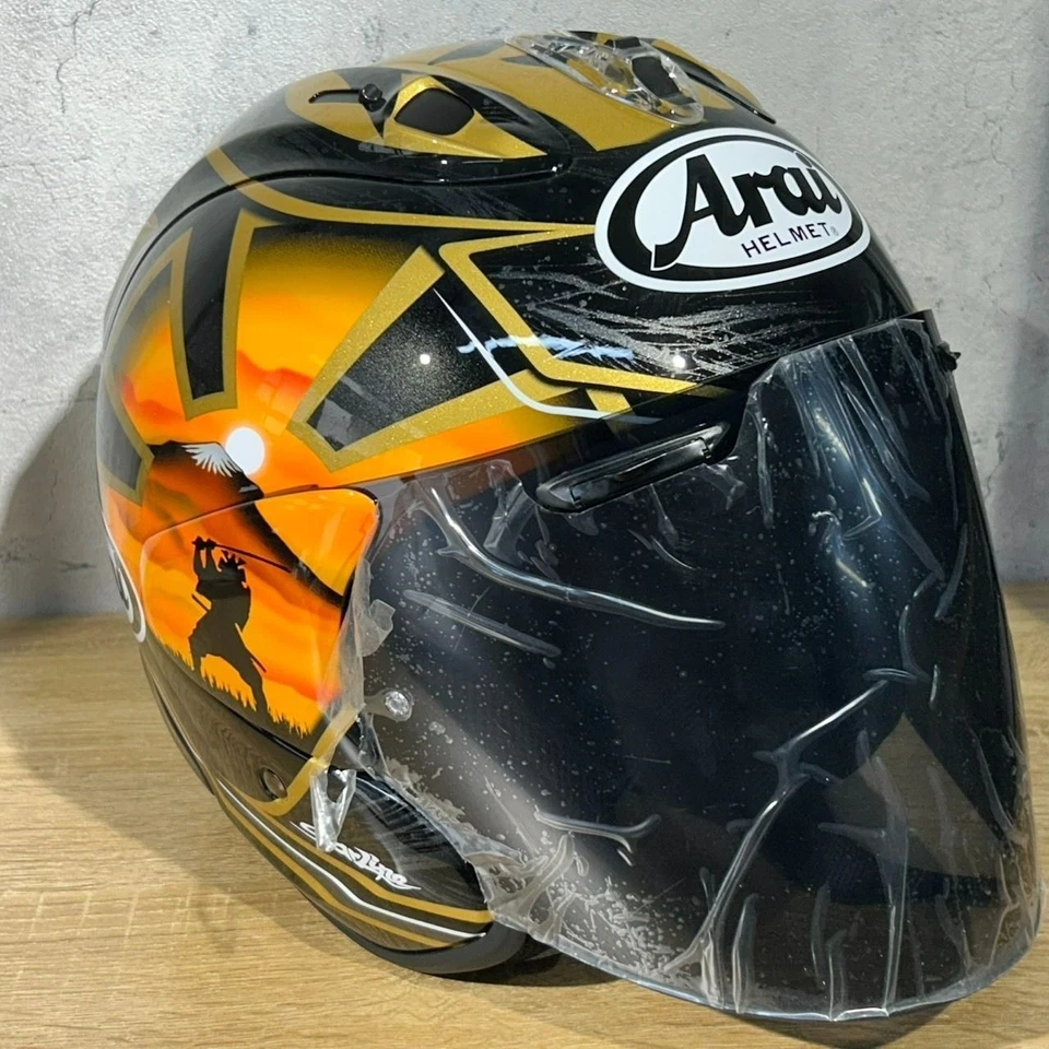 Casco Arai VZ-RAM Samurai Cara Abierta L 59-60 cm Snell Aprobado por JIS Modelo Japón Foto 2 de 4