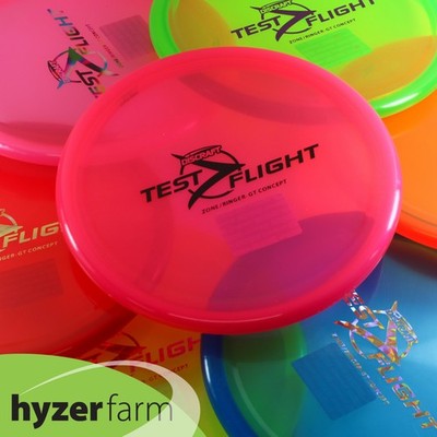 Discraft TEST FLIGHT Z ZONE (RINGER TOP) GT *pick color/weight* Hyzer Farm disc
