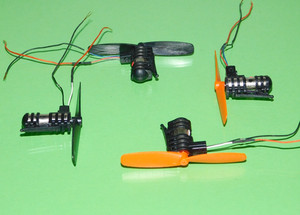 4 High Speed Micro Motoren Propeller Drohne RC Modellbau basteln fliegen Antrieb