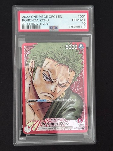 Roronoa Zoro (Parallel) graded PSA 10 for sale on eBay