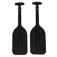 Telescopic Kayak Paddle - 2Pcs Plastic Aluminum Canoe Oar, Boating Accessorie...