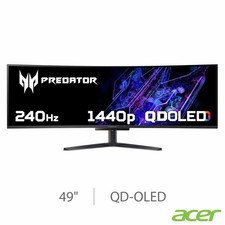 Image of Acer Predator X49 X 49 Inch DQHD 240Hz QD-OLED Gaming Monitor -NEW BOXED