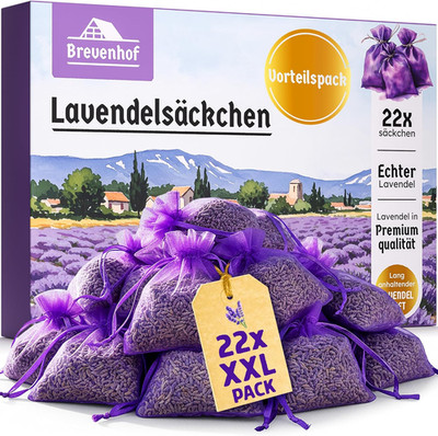 Lavendel Duftsäckchen 22x echter Lavendel Mottenschutz natürlich