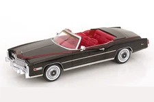 MCG 1976 Cadillac Eldorado Convertible Black 1:18 MCG18473