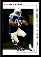 2001 Fleer Premium FOOTBALL #4 Derrick Mason