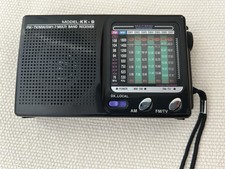 Mini Portable Stereo Sound Radio 9 Band FM MW SW Receiver Player Battery Powered