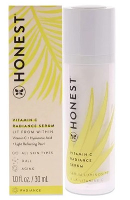 NEW! Honest Beauty Vitamin C Radiance Serum with Hylaluronic Acid- 1.0 fl Oz