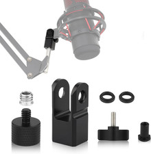 Microphone Mount Adapter for Hyperx Quadcast with 3/8" or 1/4" Screw Adapter