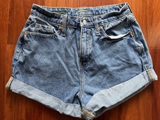 Wild Fable Denim Jean Shorts Highest Rise Mom Shorts Women s Size 2 / 26R