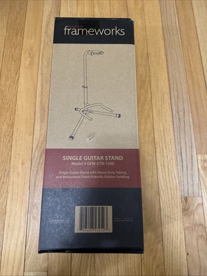NEW - Gator Frameworks Adjustable Guitar Stand Single Heavy Duty Tubing Padding