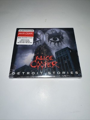 Alice Cooper - Detroit Stories 0215653EMU US CD+DVD NTSC Limited Digipak SEALED