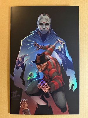 The Art of Jonathan Uribe - Freddy vs Jason FOIL Artbook Megacon Ltd to 30 w/COA