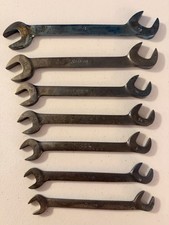 Snap-on 7pc Metric Double Open End Wrench Set VSM 10-19mm USA
