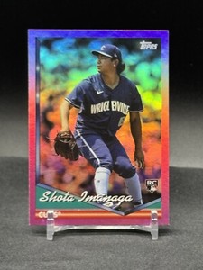 2024 TOPPS ARCHIVES SHOTA IMANAGA RC PINK FOILBOARD - CHICAGO CUBS ROOKIE #245