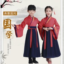 Traditional Chinese clothing Hanfu Girl Boy Princess Costume Cosplay Fairy Dress