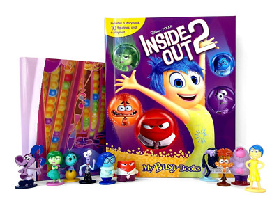 Inside Out 2 My Busy Books - 10 Figuren und ein Buch mit Spielmatte - Neu und siehe