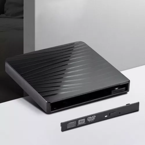 External DVD Case USB 3.0/Type-C Striped Portable for Netbook Hard Disk Player U