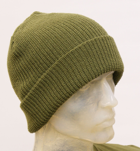 Cappello esercito stile militare USA orologio berretto acrilico bob escursionismo inverno berretto oliva - Foto 4 di 4