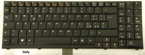 Keyboard- Clevo D900c/M570RU/TU - Win 7 Only - Multilpe Languages avaialble - Picture 5 of 8
