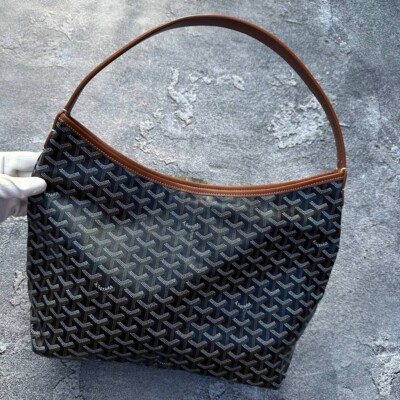 GOYARD BOHEME HOBO BAG MONOGRAM GREY | eBay