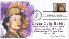 AO 4510-3, 2011, Oveta Cup Hobby, Standard Postmark, Add-on Cachet, First Day Co