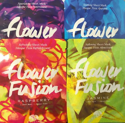 4 X ORIGINS FLOWER FUSION SHEET MASK