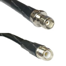 RFC400UF TNC FEMALE to RP-TNC FEMALE Coaxial RF Cable USA-Ship Lot