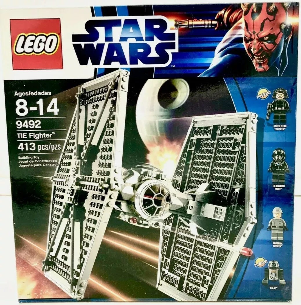 Smuk Grøn Eastern LEGO Star Wars TIE FIGHTER 9492 spaceship R5-J2 death star trooper officer  pilot | eBay