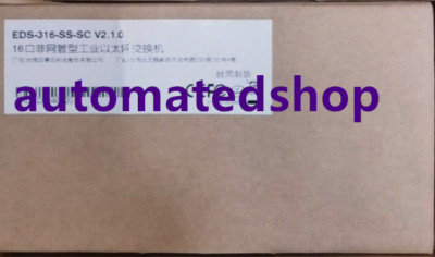 MOXA 16-port switch EDS-316-SS-SC Brand new fedex or DHL