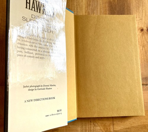 DEATH, SLEEP & THE TRAVELER by JOHN HAWKES 1974 FIRST EDITION HC/DJ NOVEL - Picture 2 of 8
