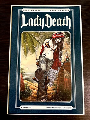 LADY DEATH #25 REGGAE JUAN JOSE BOUNDLESS EXCLUSIVE LTD 750 NM+