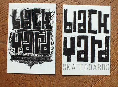 Blackyard Aufkleber 2 Sticker Skateboard Longboard Skate 